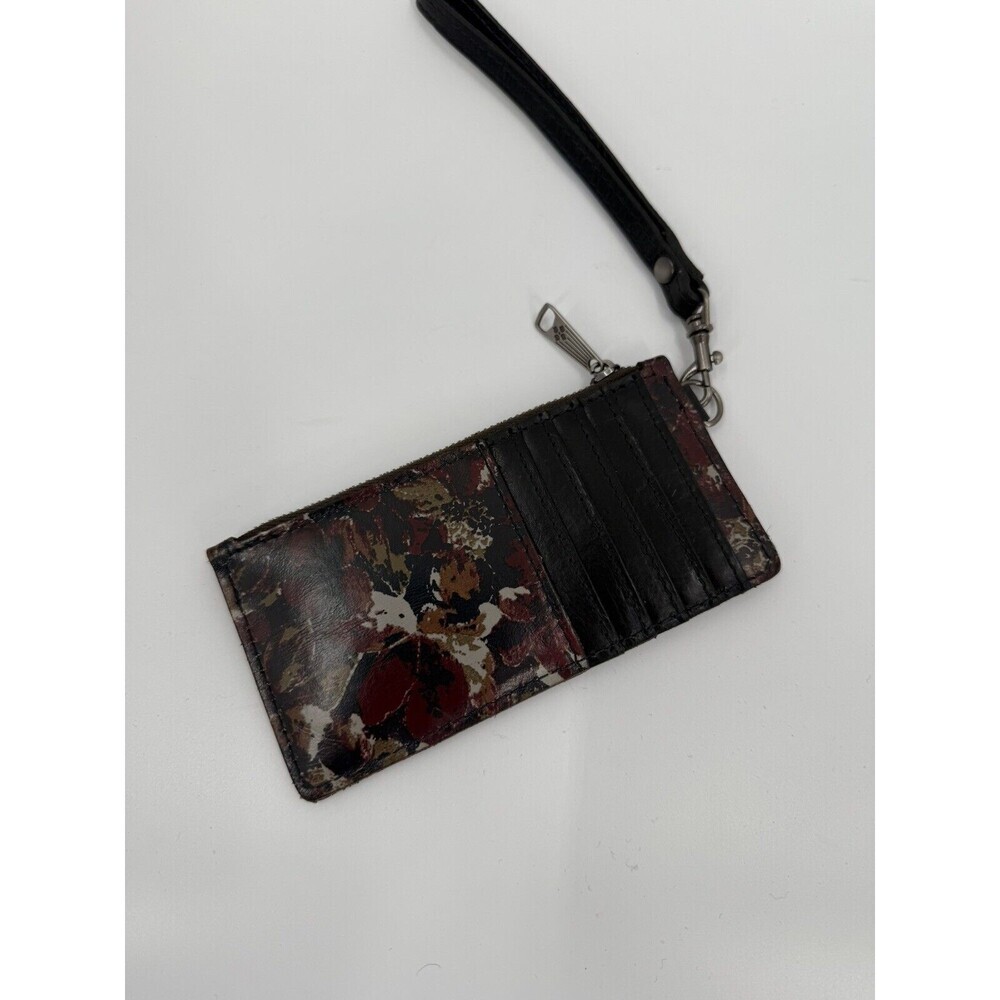 Patricia Nash Floral Leather Wallet - Black and Brown